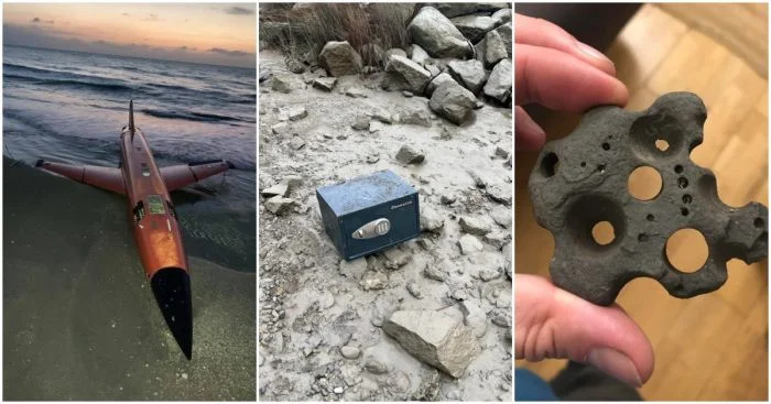 Удивительные находки, которые люди обнаружили во время прогулки по пляжу