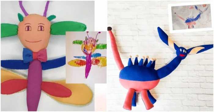 Творческие игрушки: Как детские рисунки стали реальностью в 13 проектах