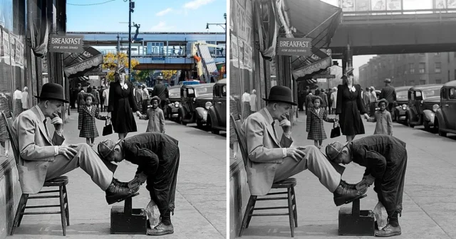 Объединение эпох: американский фотограф объединил места на фото в разные периоды времени
