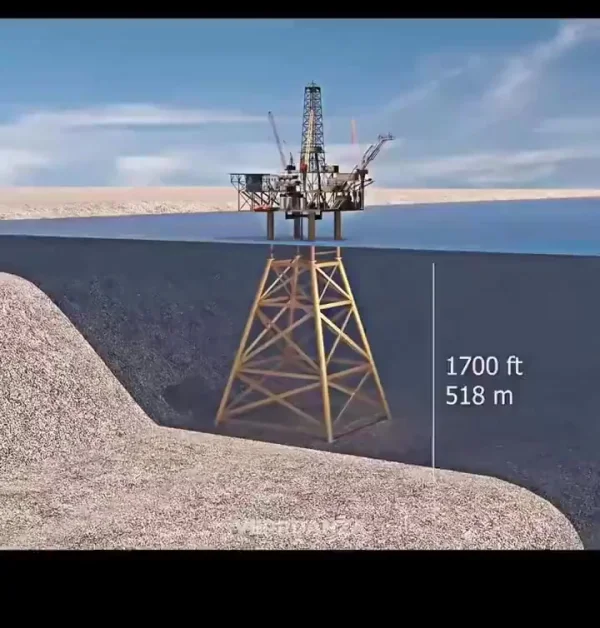 Как строят нефтяную платформу