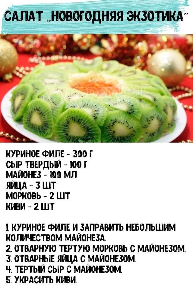 "Новогодние вкусности: ТОП-6 салатов, которые станут альтернативой шубе и оливье!