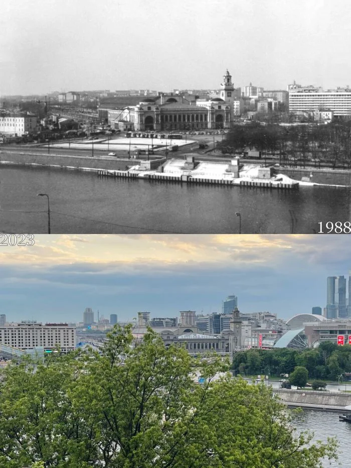 Отражение времени: поразительные фотосравнения Москвы в разные эпохи