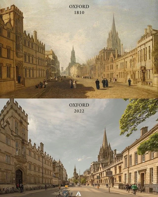 Странички истории: как Оксфорд преобразился за последние 150 лет