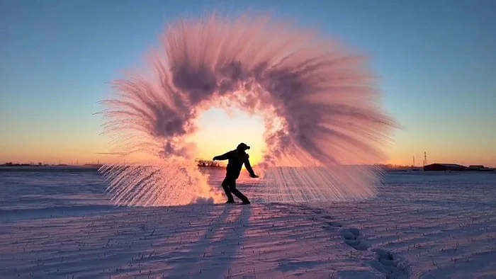 Ледяная стихия: 20 кадров, отражающих холод этой зимой в Канаде