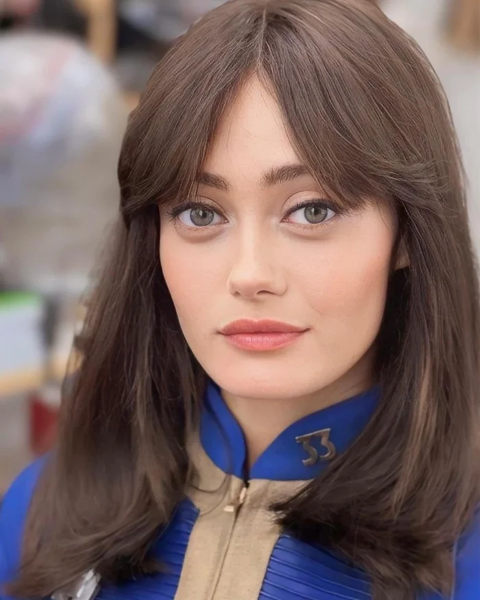 Закулисные моменты с Эллой Пернелл в роли Люси из сериала Fallout