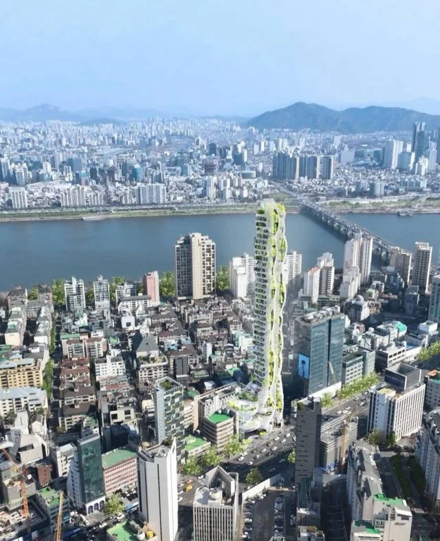 Зеленая идея: планы на строительство башни с озеленением в Сеуле