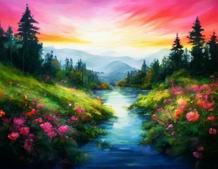 Картинки, еще когда не кончаются краски...3