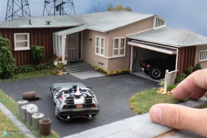 Диорама "Дом Марти Макфлая⁠⁠"