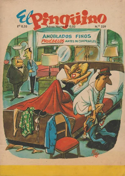 Переведенные карикатуры с обложек испанского журнала El Pinguino