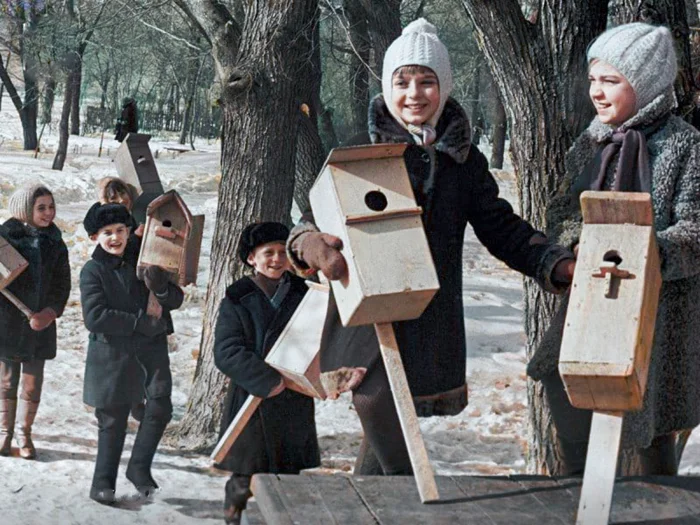 Прекрасные и простые моменты СССР в 20 раскрашенных фотографиях