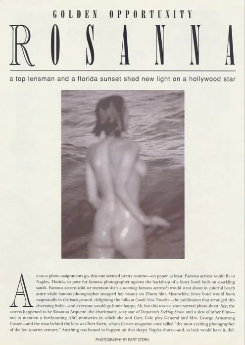 Розанна Аркетт в журнале "Playboy" 1990 год