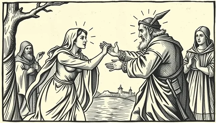 "Как женщины в средневековой Германии защищали честь: дуэль с мужчинами