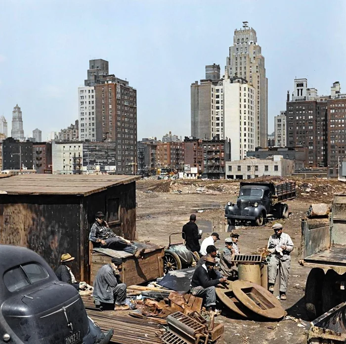 Необычные снимки из США: 20 раскрашенных фотографий прошлого века