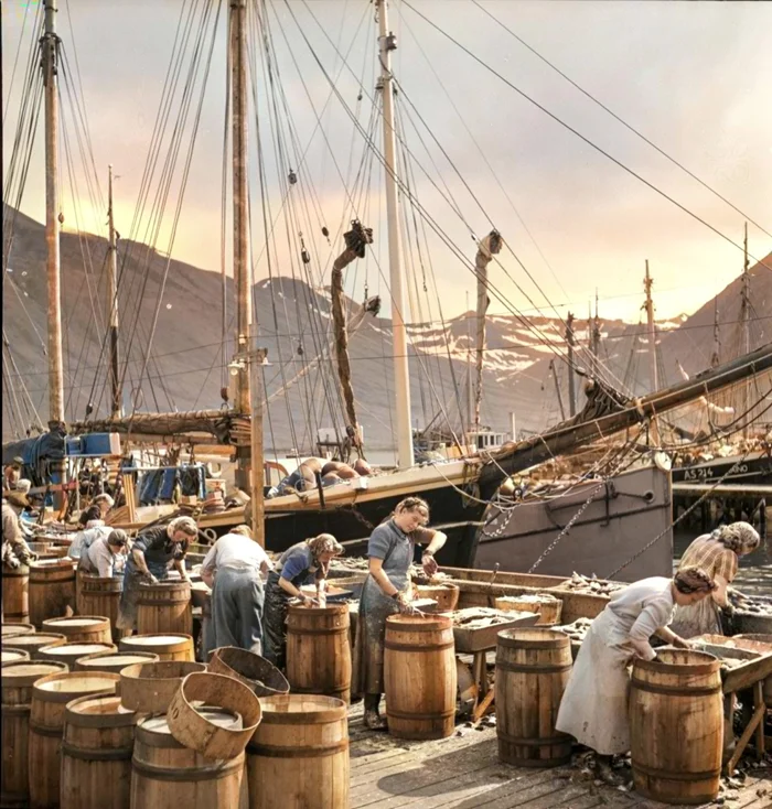 Фрагменты прошлого: 20 редких раскрашенных ретро-фото Европы ХХ века