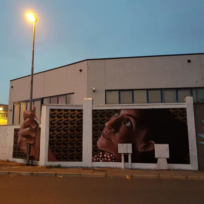 Невероятное уличное искусство: 20 работ, идеально вписавшихся в среду