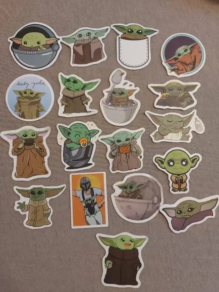 Наклейки с Йодой