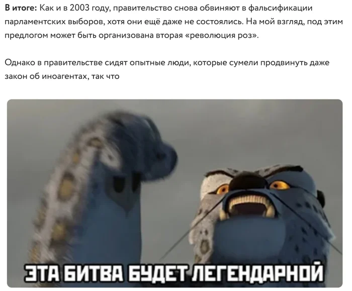 Новый майдан по-грузински!