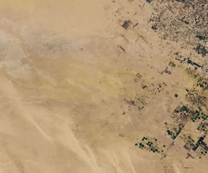 Как Египет превращает пустыню в зелёные оазисы: спутниковые снимки