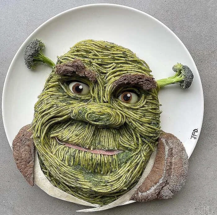 Когда еда становится искусством: 18 персонажей из продуктов