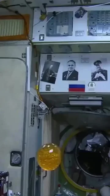 Чай в невесомости на МКС