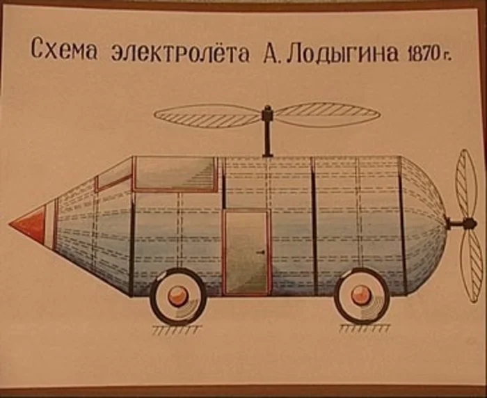 Электролёт Лодыгина: изобретение, опередившее век