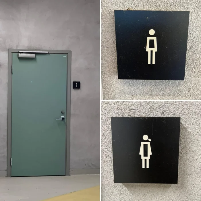 Указатели туалетов