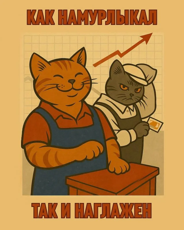 Советская классика с усами: нейросеть внедрила котиков в агитплакаты