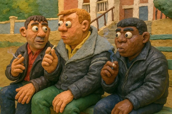 Жмурки из пластелина