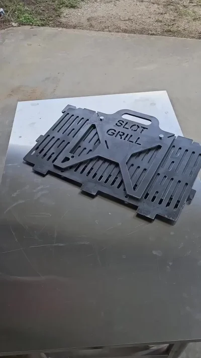 Slot grill - The Collapsible BBQ Grill made in USA