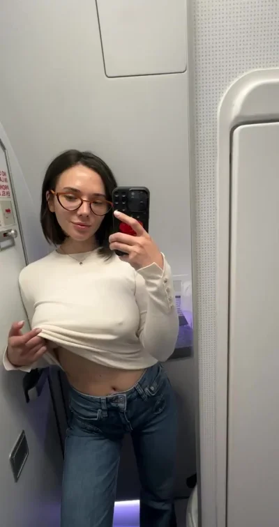 В самолёте