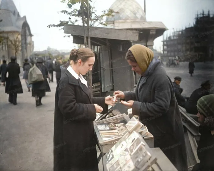 Москва 1930-х в цвете: 20 оживших снимков советской столицы