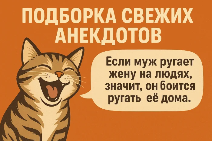 Подборка свежих анекдотов #7