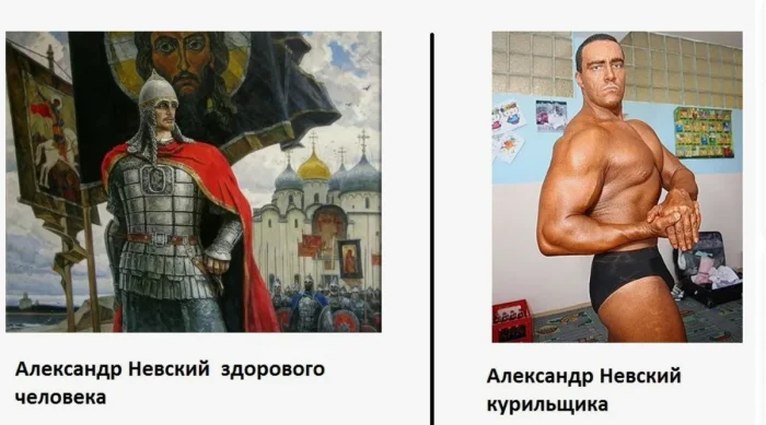 Александр Невский в бою