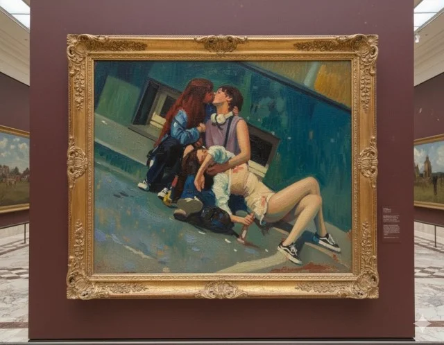 В сети обсуждают снимок пары из японского района Кабуки-тё