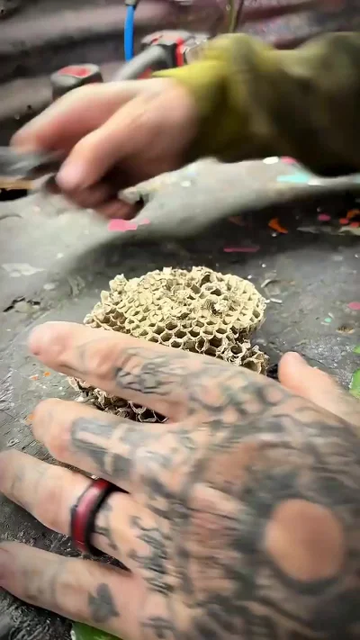 Кухонный нож "оса"