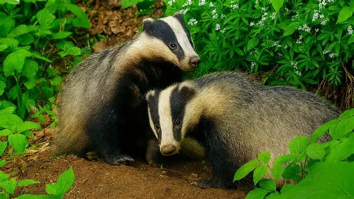 Тихо все звери спят в лесу, только не спит Барсук... 