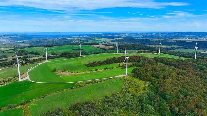 Около Нью-Йорка взрывами уничтожен парк ветрянных электро генераторов