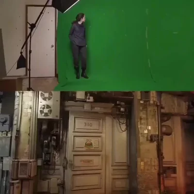 Съемки с использованием хромакея