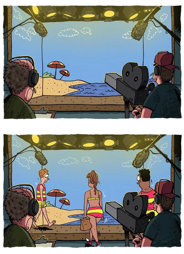 Комикс "Гамбургеры Голодного Хэнка"