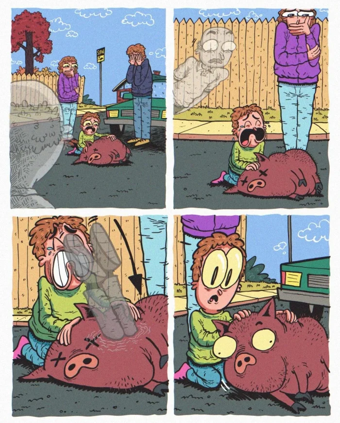 Комикс: "Пёс Шерман"