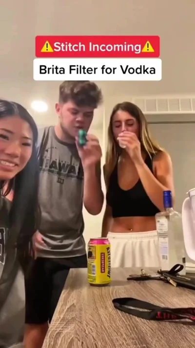 Фильтр для воды улучшает вкус алкоголя !