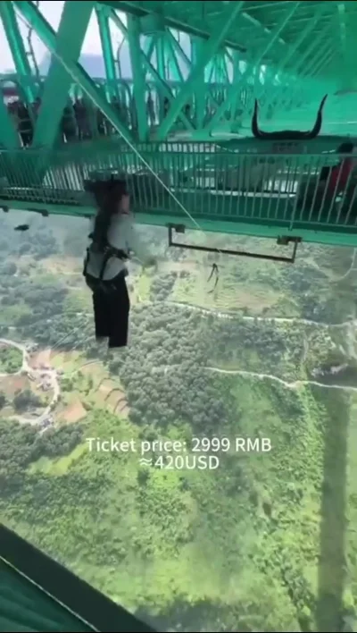 Тарзанка в Китае