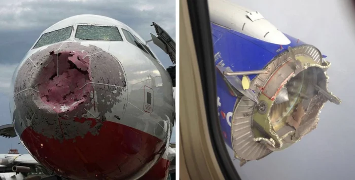 Снимки после посадки самолётов, на которые лучше не смотреть слабонервным