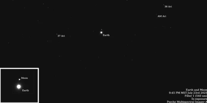 Снимок из бездны: как выглядят Земля и Луна с расстояния 290 млн км