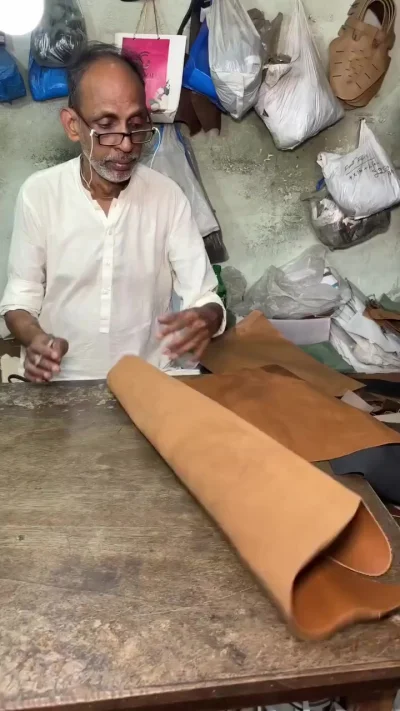 Процесс изготовления кожаных туфлей