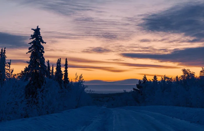 🌌 40 дней без солнечного света: как выглядит Мурманск во время полярной ночи