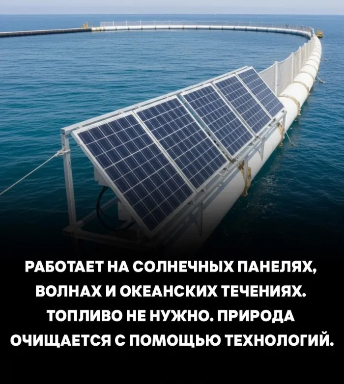 Голландские ученые создали 600-метровый плавучий пылесос