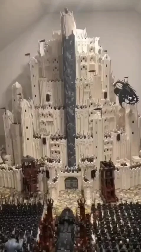 Минас Тирит по Властелину колец из Lego своими руками