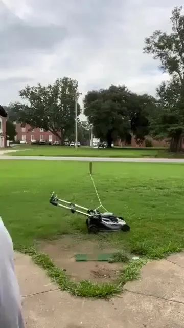 Газонокосильщик придумал...