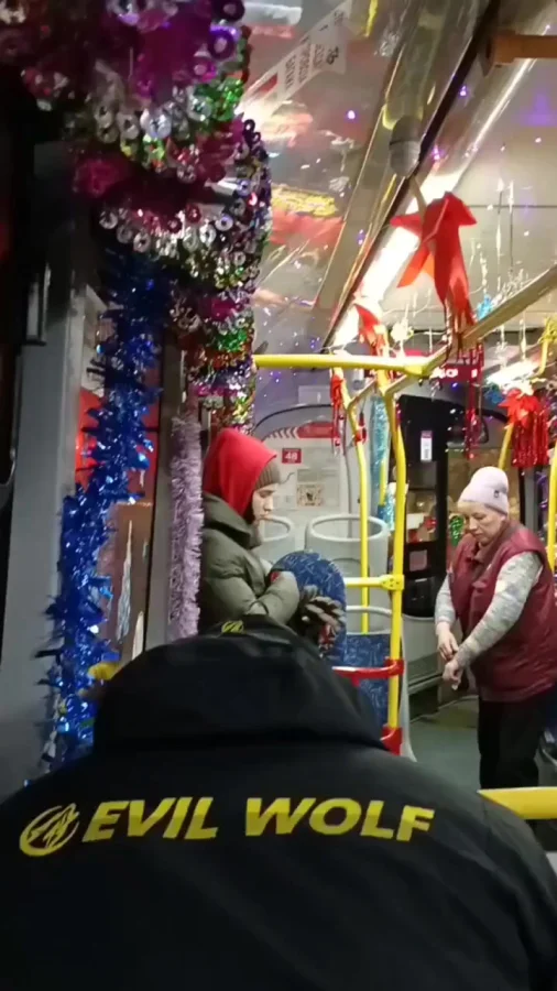 Автобус 87, Красноярск, 7 января 2026 года. Очень и весьма...